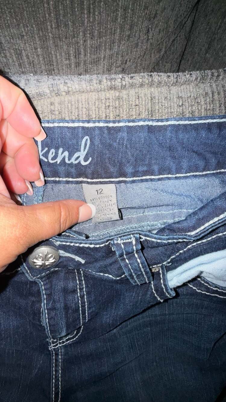 ND Weekend Women's Dark Wash Stretch Denim Jeans Size 12
